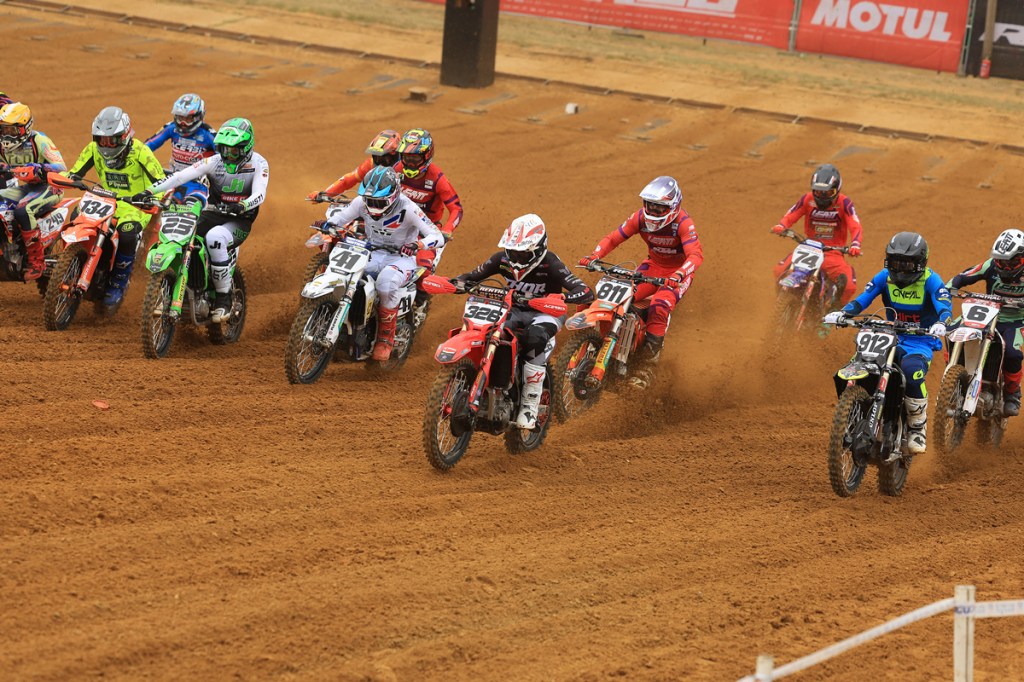 A photo of the British Championship Motocross round at Canada Heights