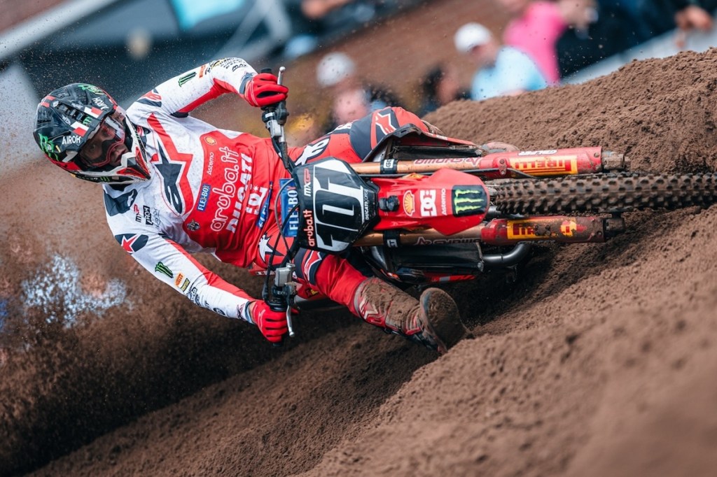 A photo of Mattia Guadagnini racing at the MXGP of Flanders