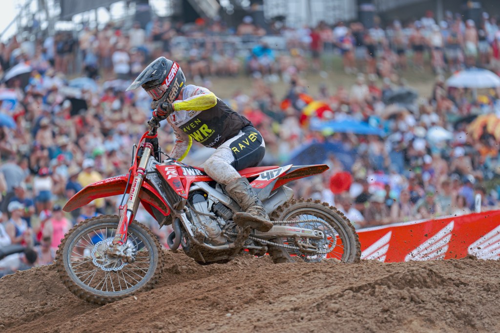 Cornelius Tøndel racing at the AMA RedBud National