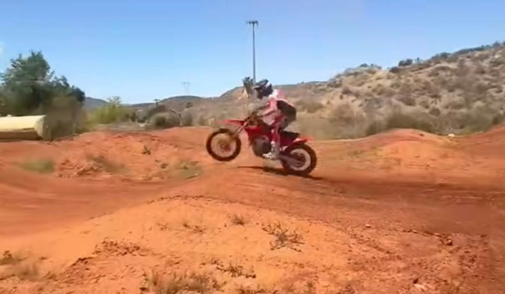 A photo of Cole Seely riding supercross on a Ducati Desmo 450