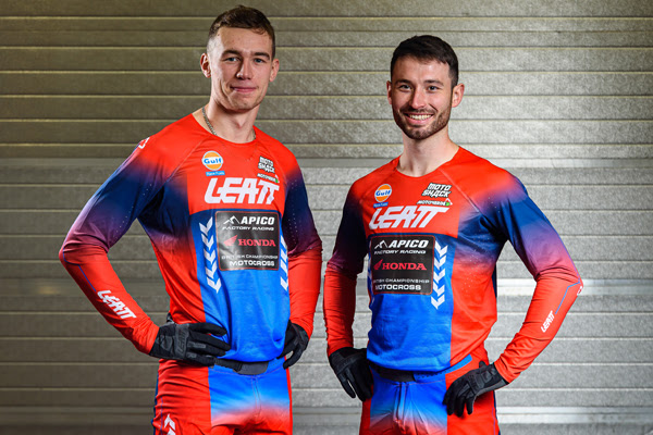 Josh Gilbert and Tom Grimshaw Confirmed for Apico Honda in 2026