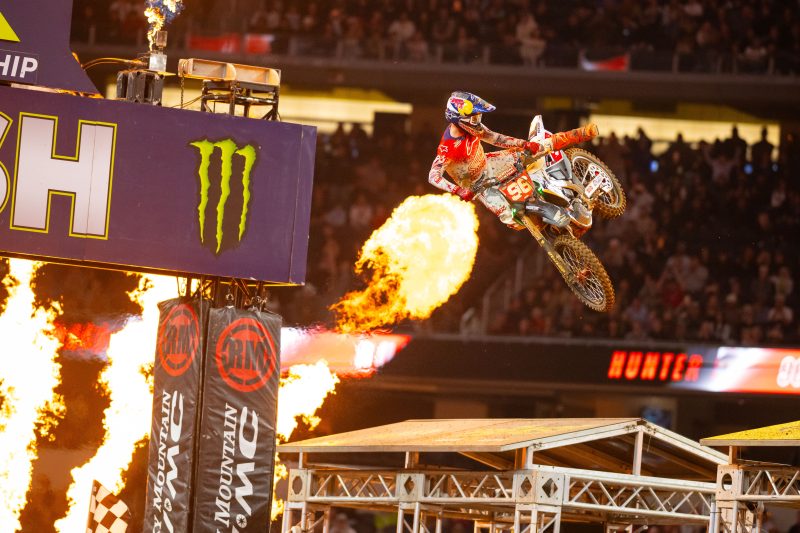 Hunter Lawrence on his First 450SX Win