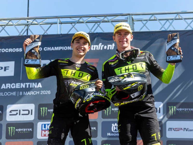 Triumph Factory Racing Achieve Double Podium Finish at Argentine&nbsp;Opener