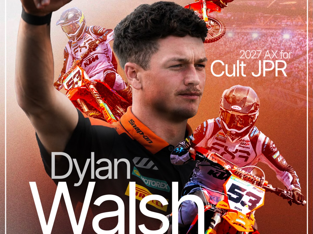 Dylan Walsh to Race 2027 Arenacross | Cult JPR KTM Confirm Rider Line-Up